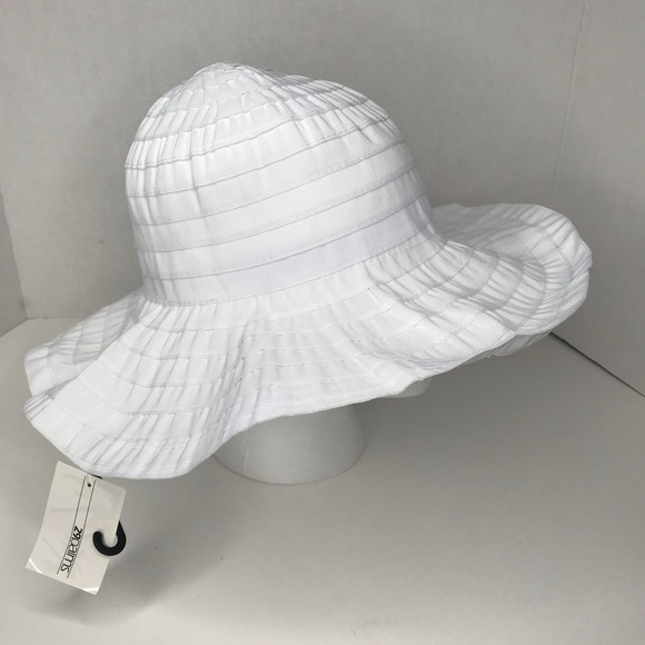29 Palms Accessories - 29 Palms foldable packable floppy ribbon hat